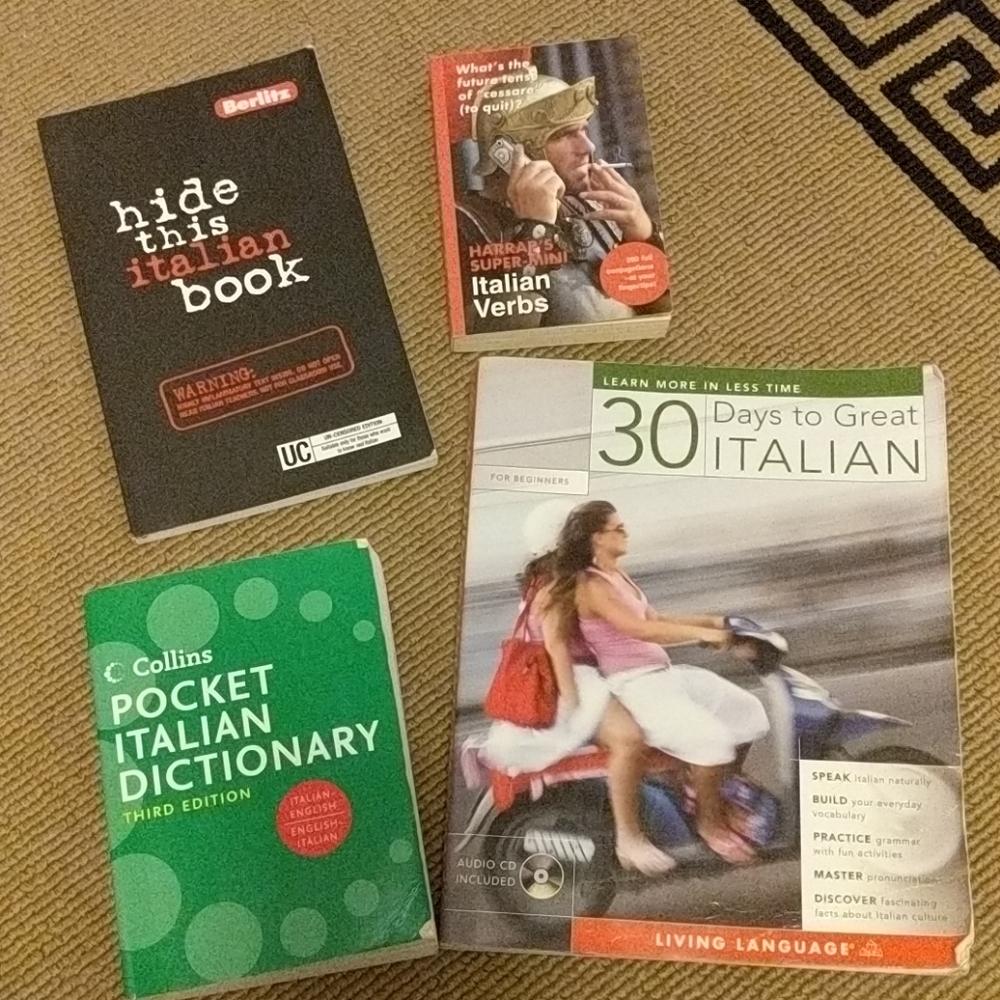 Italian Language Books (4)